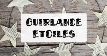 guirlande étoiles papier