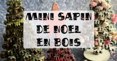 mini sapin en bois