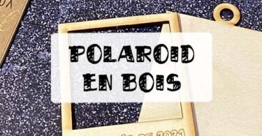 polaroid en bois