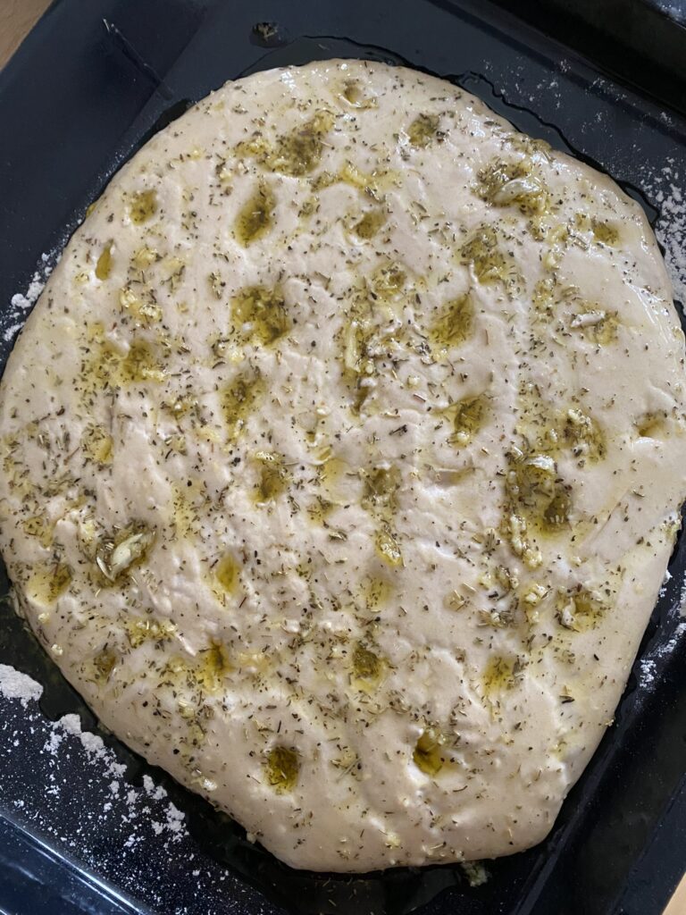 Cuisinez une magnifique focaccia de printemps 1 recette de focaccia