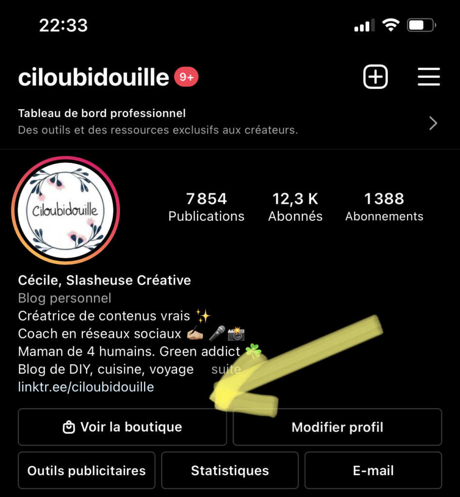 instagram boutique ciloubidouille