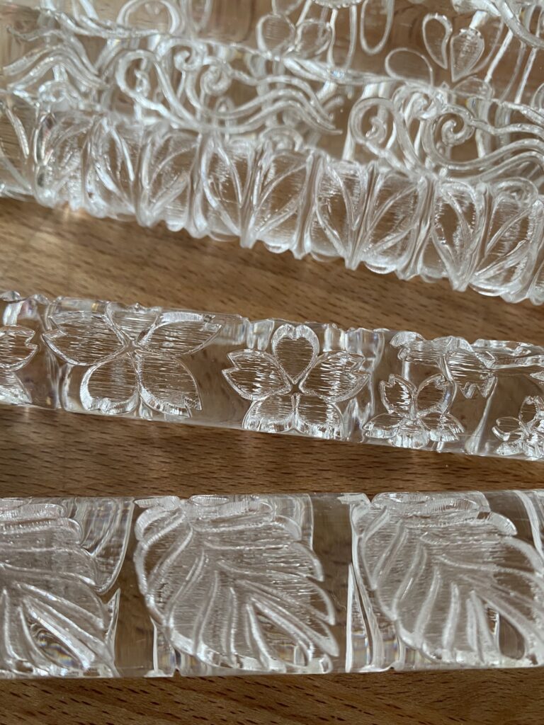 Recette de shortbreads aussi bons que beaux 2 rouleau de gaufrage en plastique