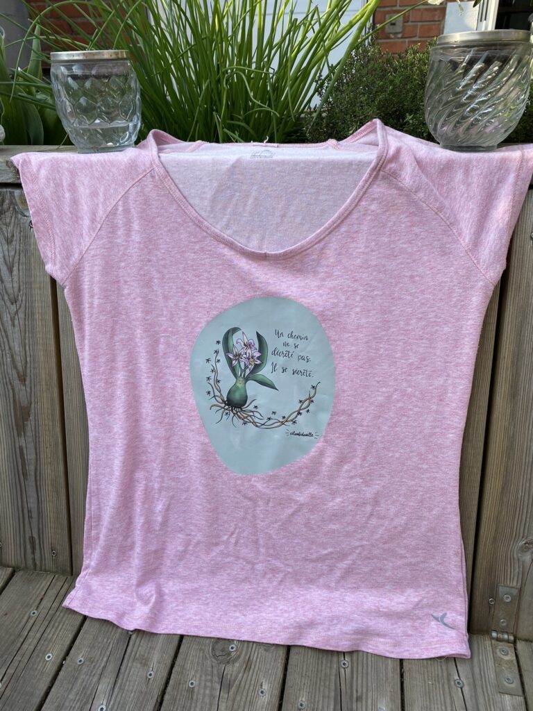 Deuxième vie pour mes vêtements 13 flocage textile tee-shirt