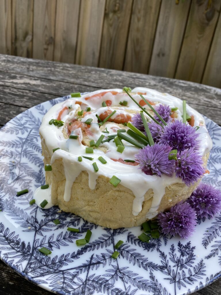 recette de roulé salé au saumon