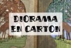 diorama en carton