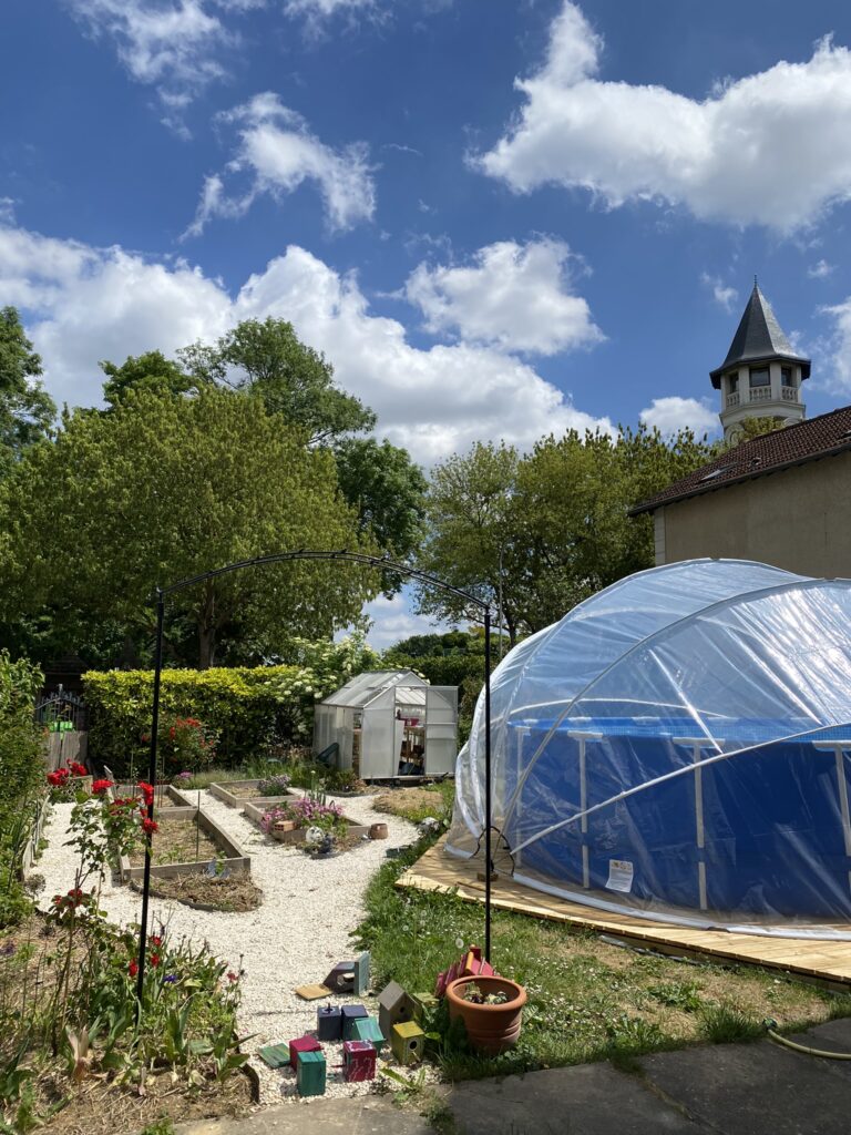 SunnyTent tente de piscine ronde taille L