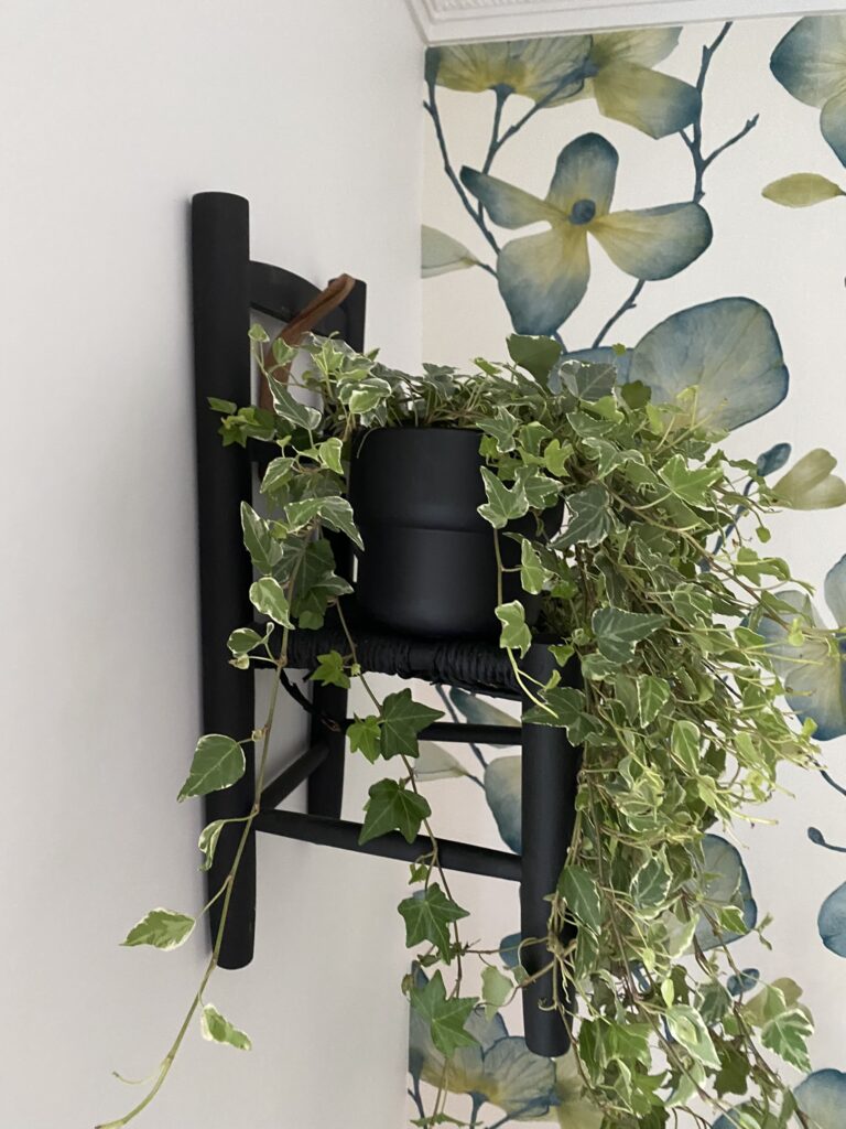 Des mini-chaises transformées en porte plante 4 chaise étagère