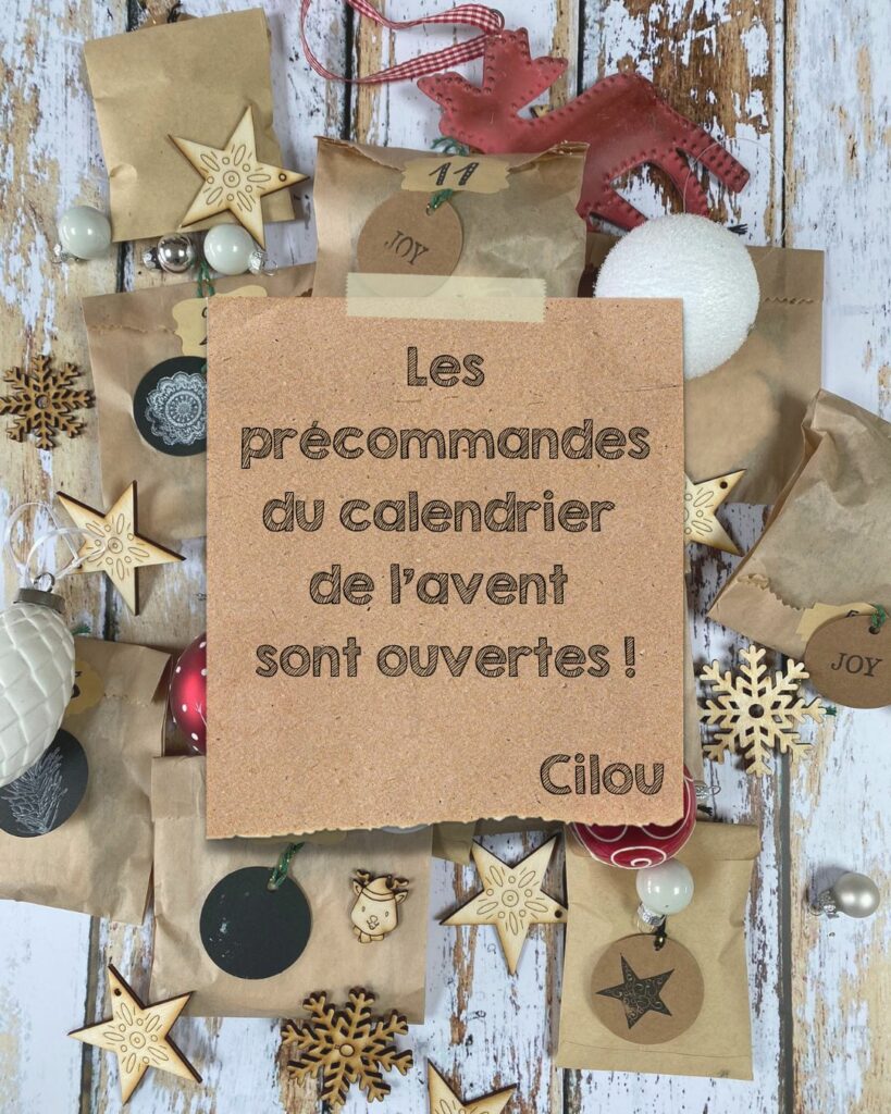 calendrier de l'avent créatif