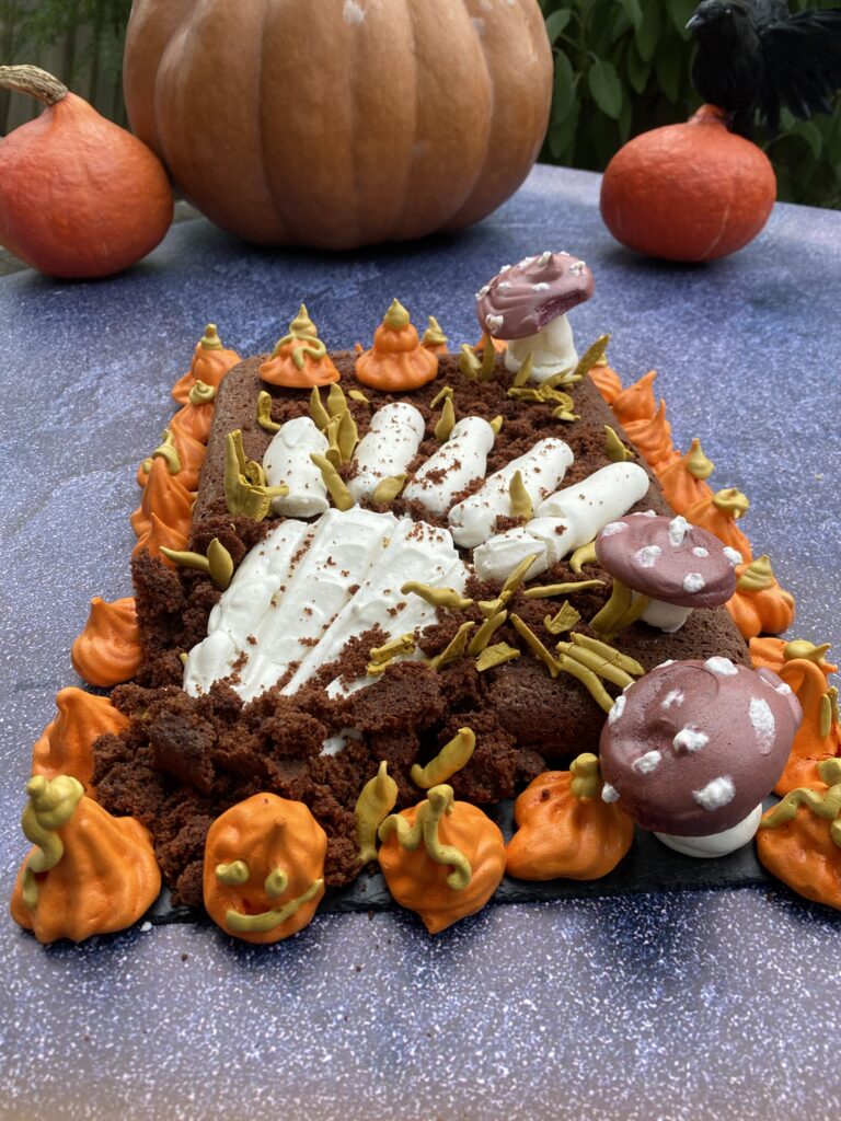 gâteau d'halloween au chocolat