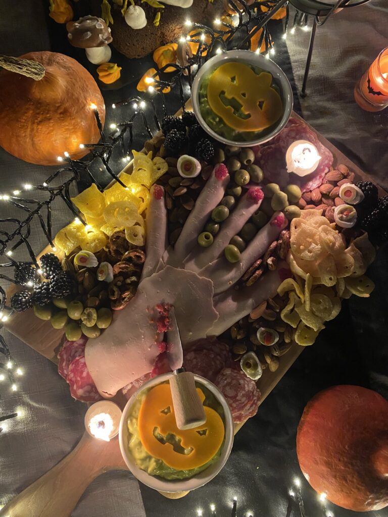 planche apéro pour soirée plateau ciné halloween