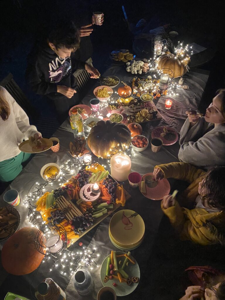 planche apéro pour soirée plateau ciné halloween