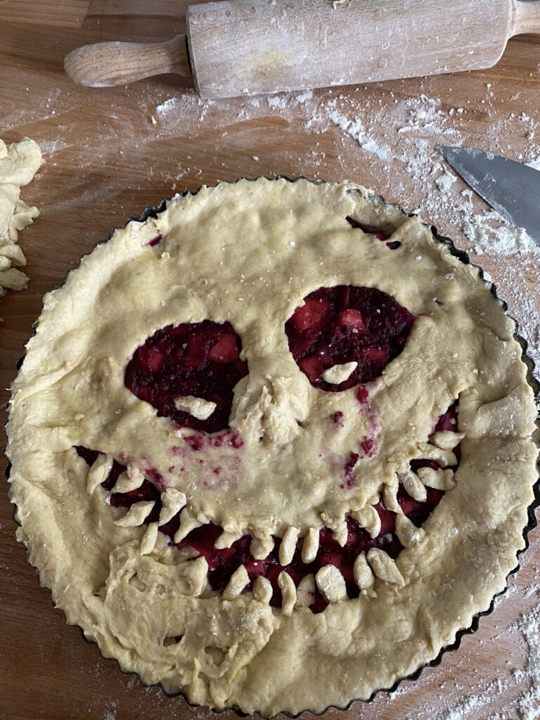 Tarte aux pommes d'Halloween 4 IMG 2617