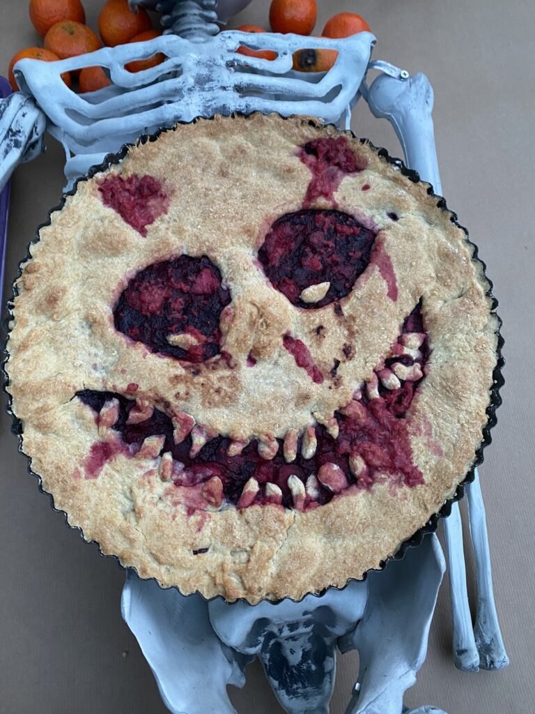 tourte d'Halloween aux pommes