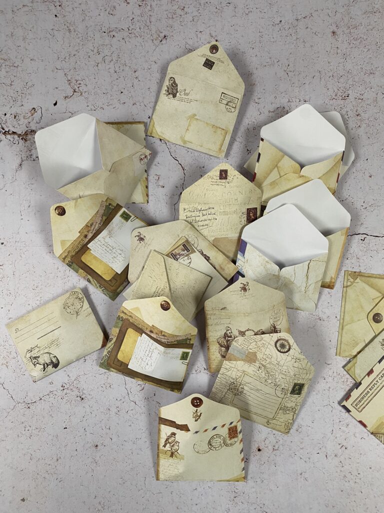 mini enveloppes pour calendrier de l'avent Harry Potter