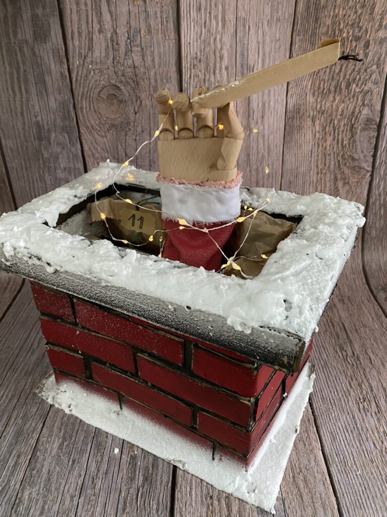 La cheminée du père noël en calendrier de l'avent 18 calendrier de l'avent cheminée du père noël