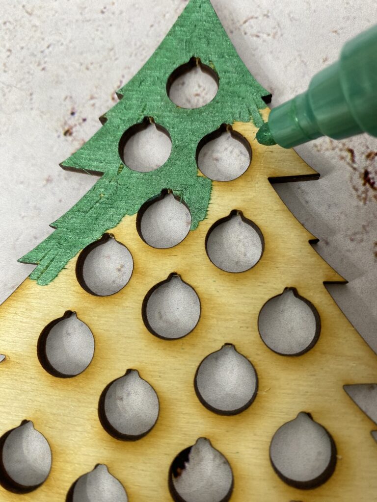 Mini calendrier de l'avent sapin en bois : surprise n°1 14 IMG 3491