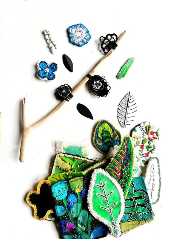 atelier broderies créatives avec Isabelle de Il est un air