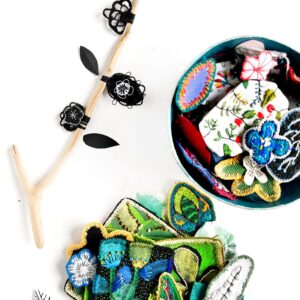 atelier créatif broderie avec Isabelle Riener (il est un air)