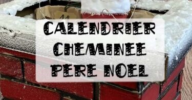 calendrier de l'avent cheminée du père noël