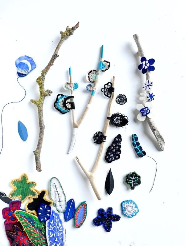 atelier broderies créatives avec Isabelle de Il est un air