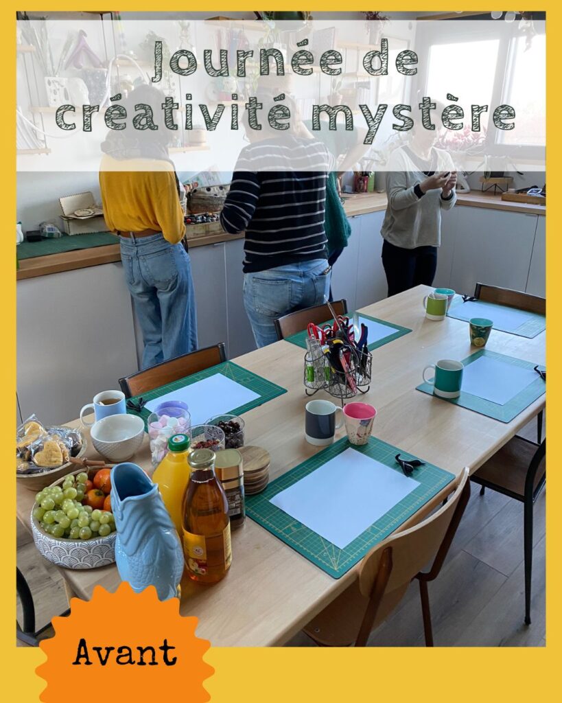 atelier créatif à l'atelier des intentions