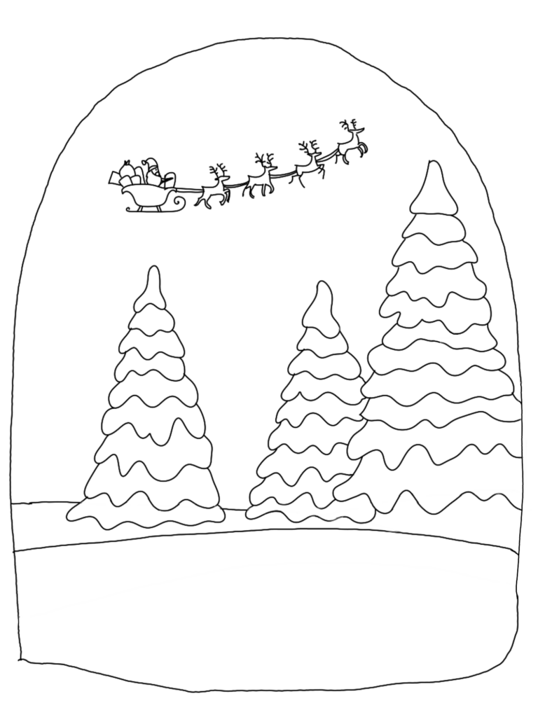 dessin pour fenêtre noel