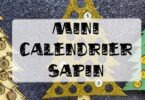 mini calendrier sapin