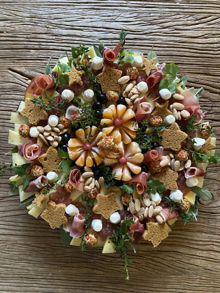 planche apéro de fête, idéale pour un buffet de fête ou un réveillon