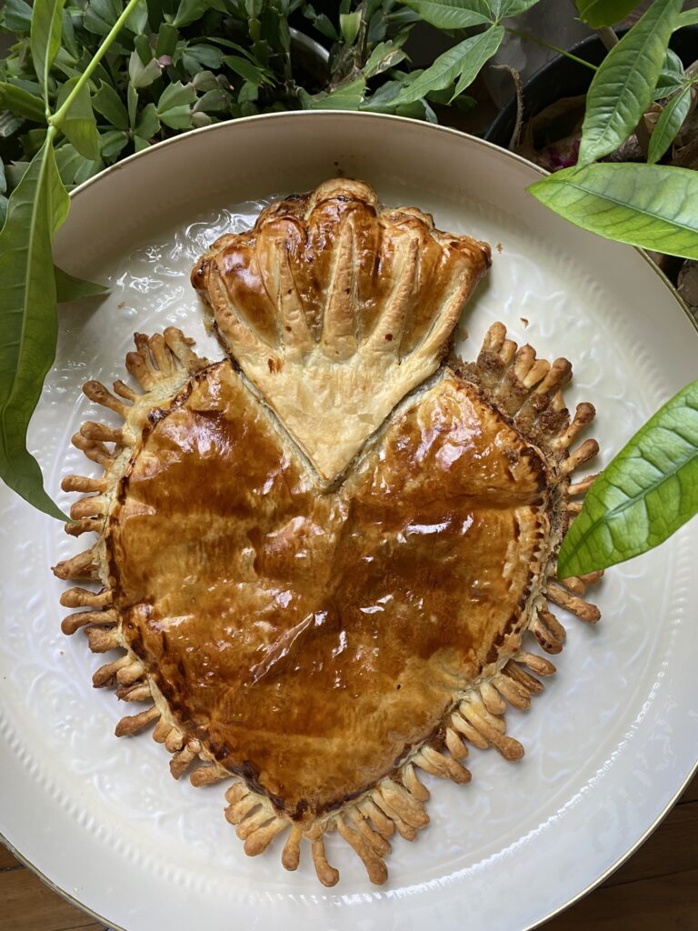 galette des rois ex voto ou coeur mexicain