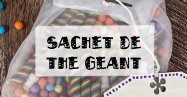 sachet de thé géant pour surprise