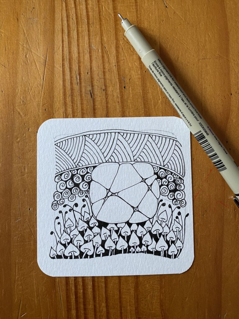 J'expérimente enfin le zentangle 6 initiation au zentangle