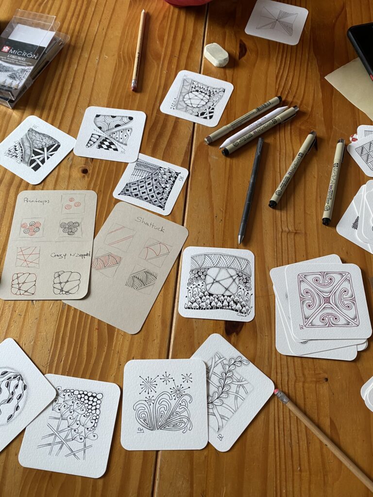 J'expérimente enfin le zentangle 1 IMG 7385