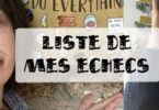 liste de mes échecs