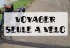 voyager seule à vélo