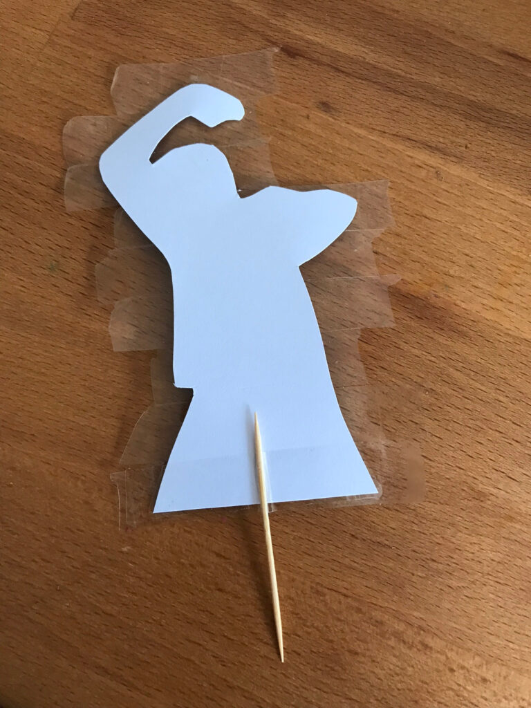 Anniversaire grand-père : Fabrication en 2 étapes d'un cadeau 4 image retournée à moitié platifiée d'un petit fils