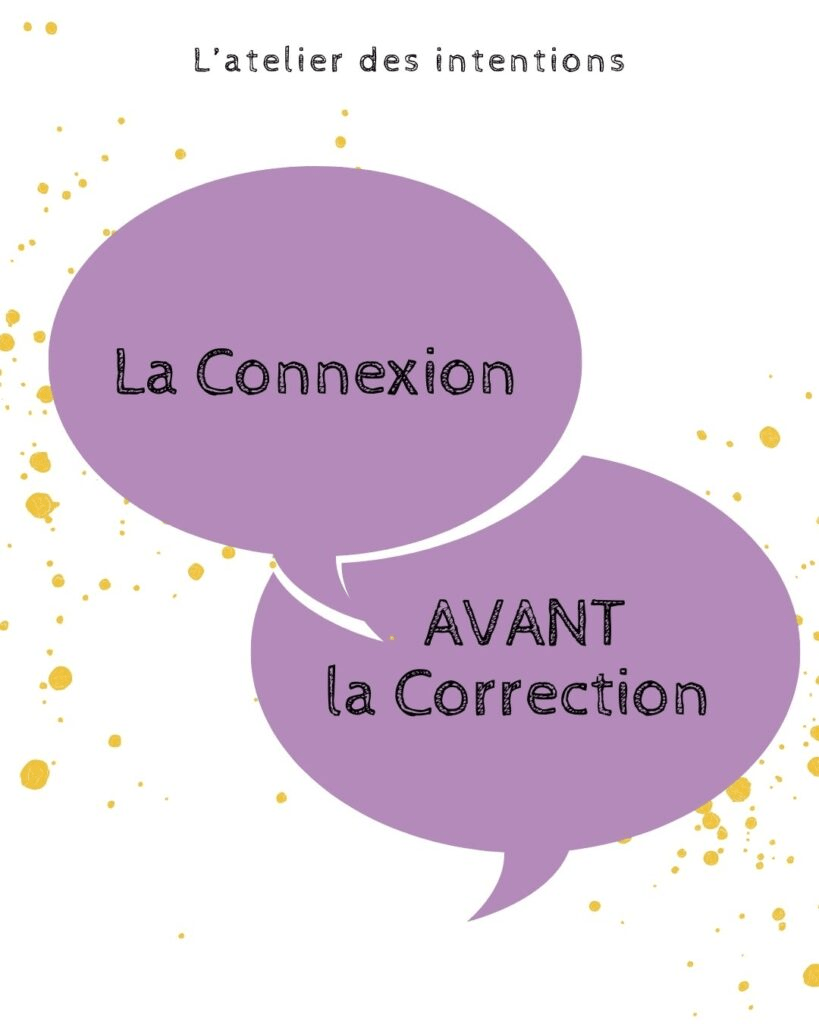 La connexion avant la correction