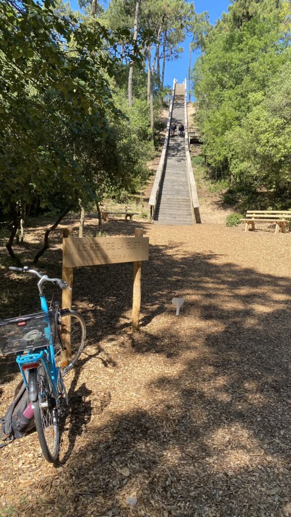 Faire du vélo à saint Jean de Monts - belvédère du Pey de la Blet