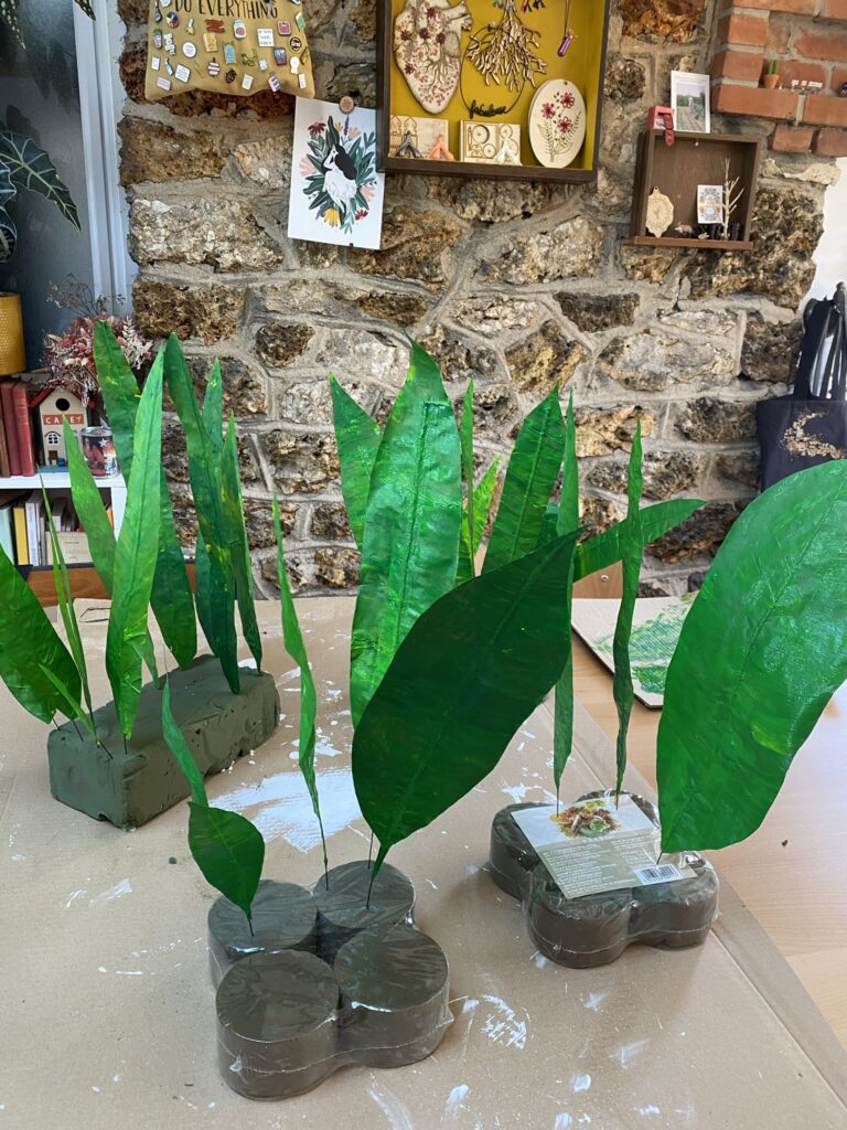 atelier plante en papier