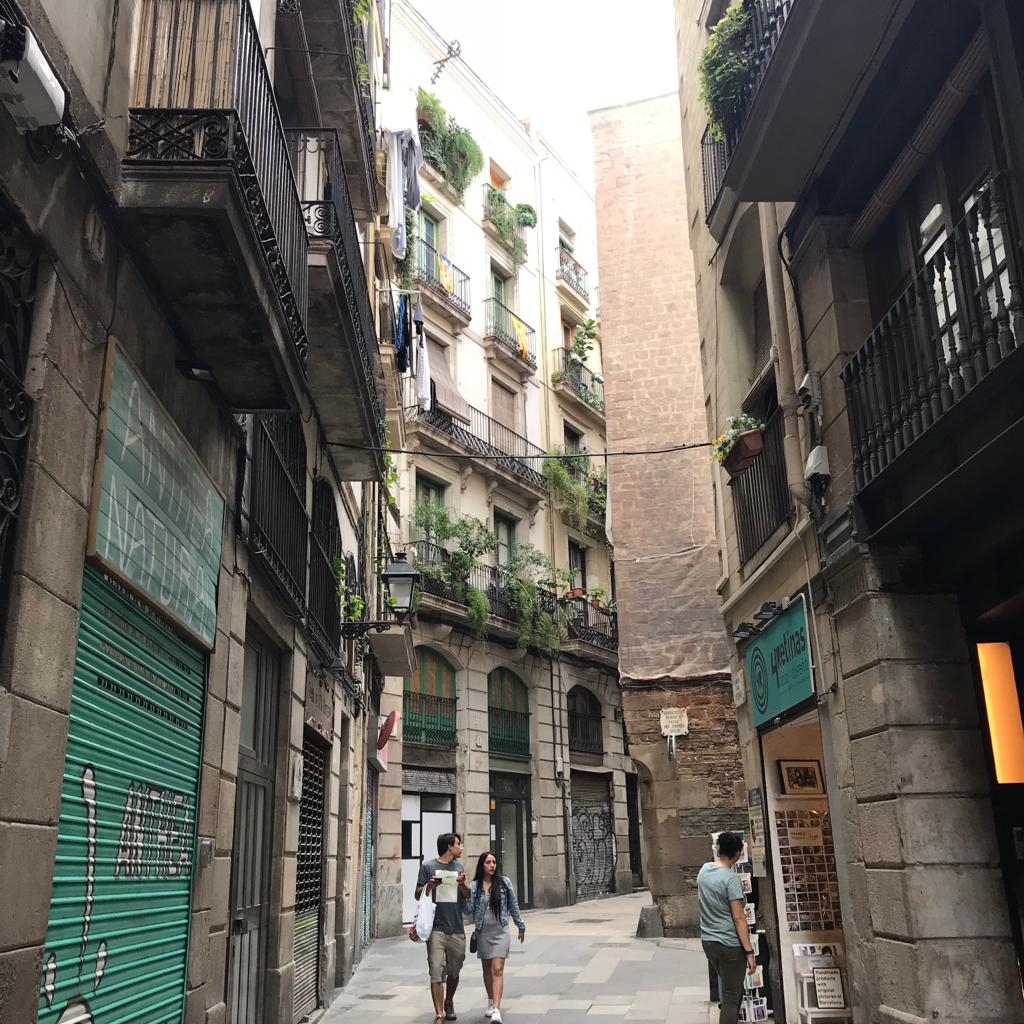 voyage à barcelone : rues de barcelone