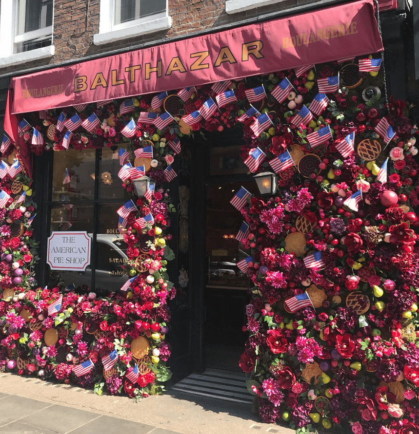 Journée à Londres entre copines ! 9 covent garden boulangerie fleurie