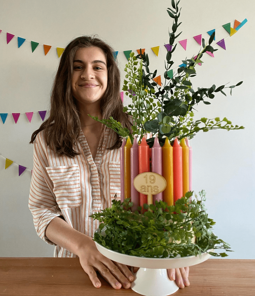 Cadeau surprise DIY : gâteau bougie