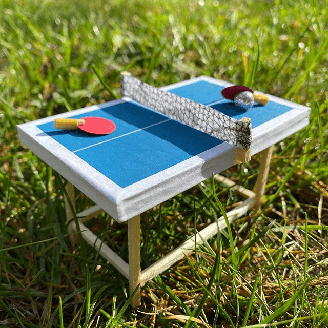 Cadeau surprise DIY : Maquette de table de ping-pong