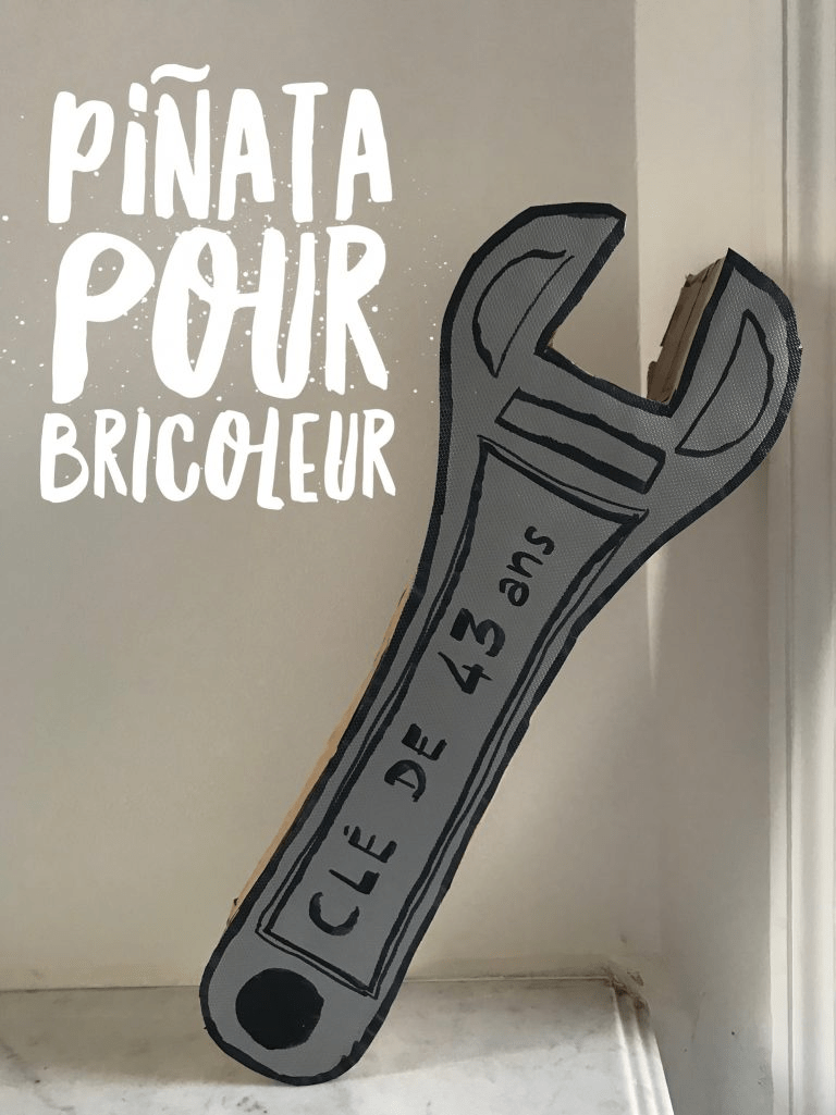 Super récap : 60 idées de cadeaux surprise DIY attentionnés 42 Cadeau surprise DIY : Clé à molette en carton