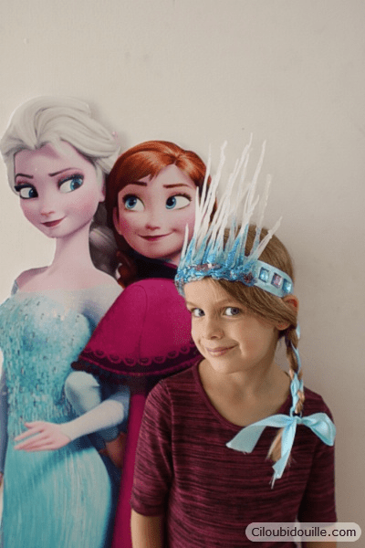 Cadeau surprise DIY : couronne Elsa