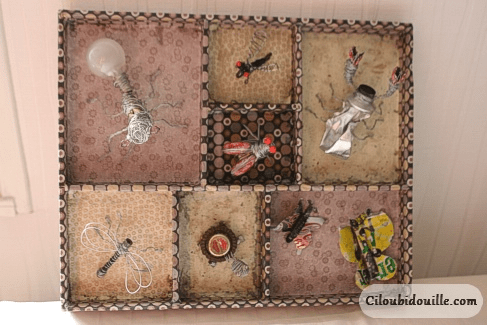 Cadeau surprise DIY : insectes en fil de fer