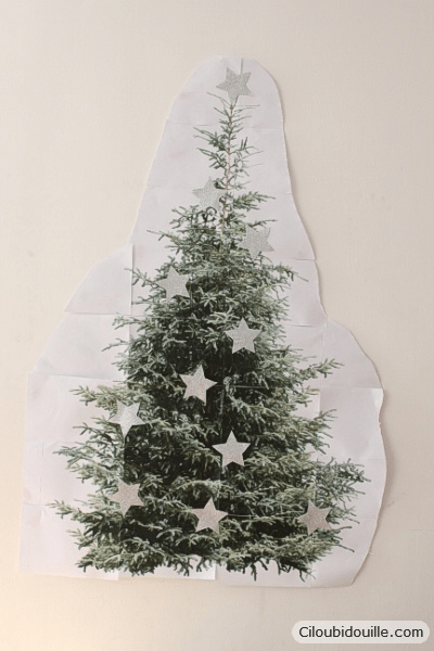 sapin en papier