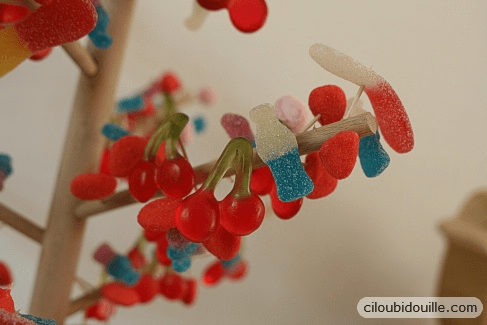 arrêter le sucre : arbre à bonbons