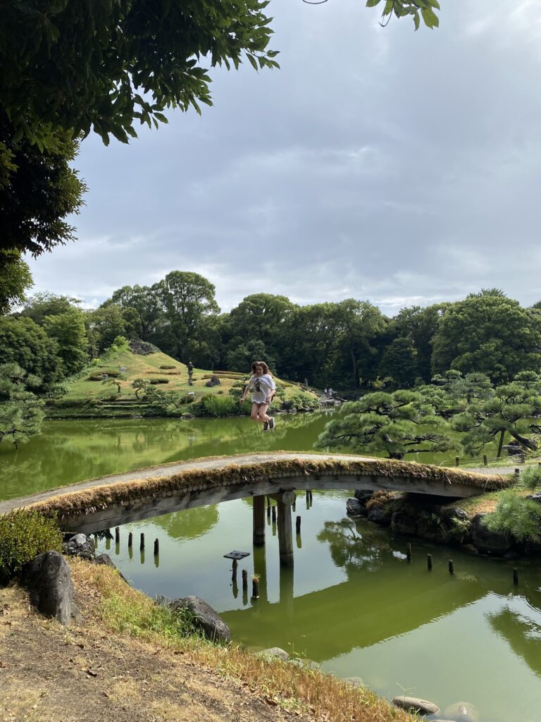 japon en famille : visite des jardins de Kiyosumi