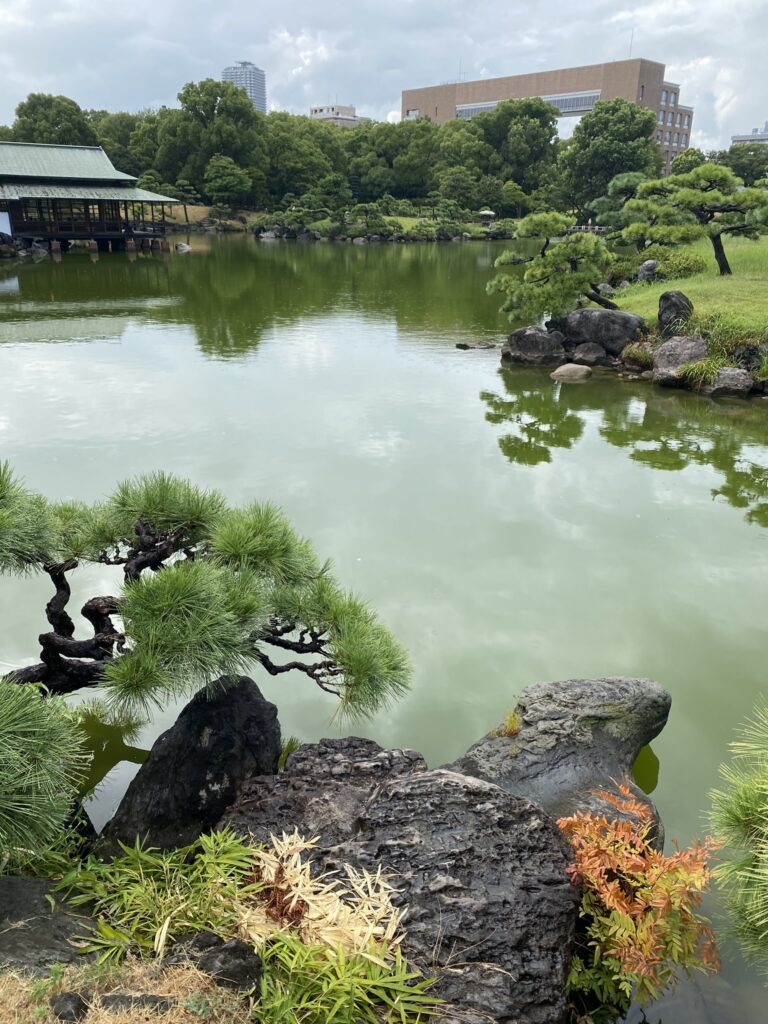 japon en famille : visite des jardins de Kiyosumi