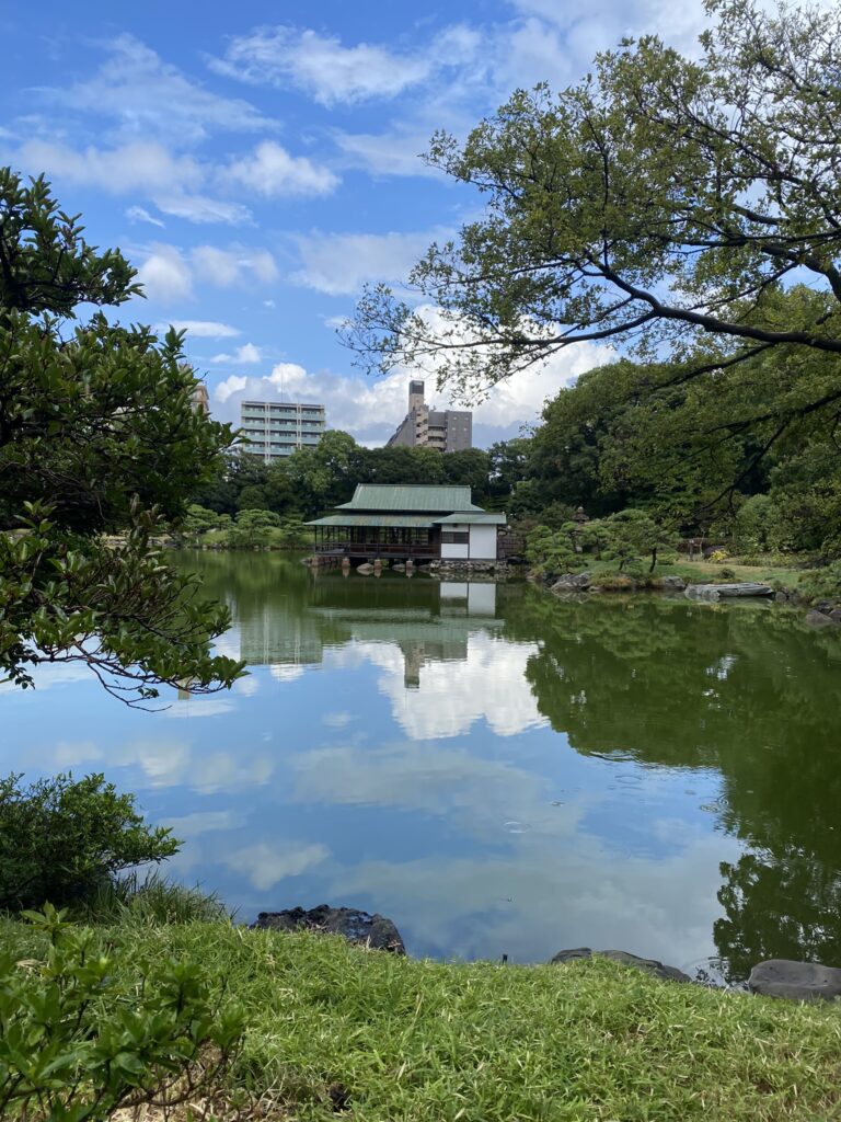 japon en famille : visite des jardins de Kiyosumi